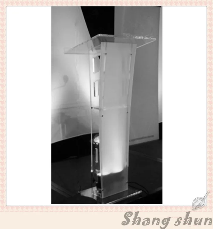

Clear Acrylic Lectern Customized Acrylic Podium Acrylic Podium Stand Acrylic Speaker Stand