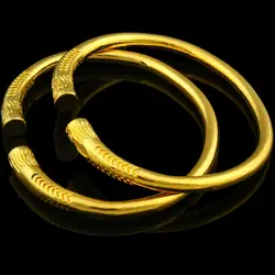 New Arrival Gold Bracelet For Women Men Gold Color Bangle jewelry Ethiopian/USA/African Animal bracelet bangles Items