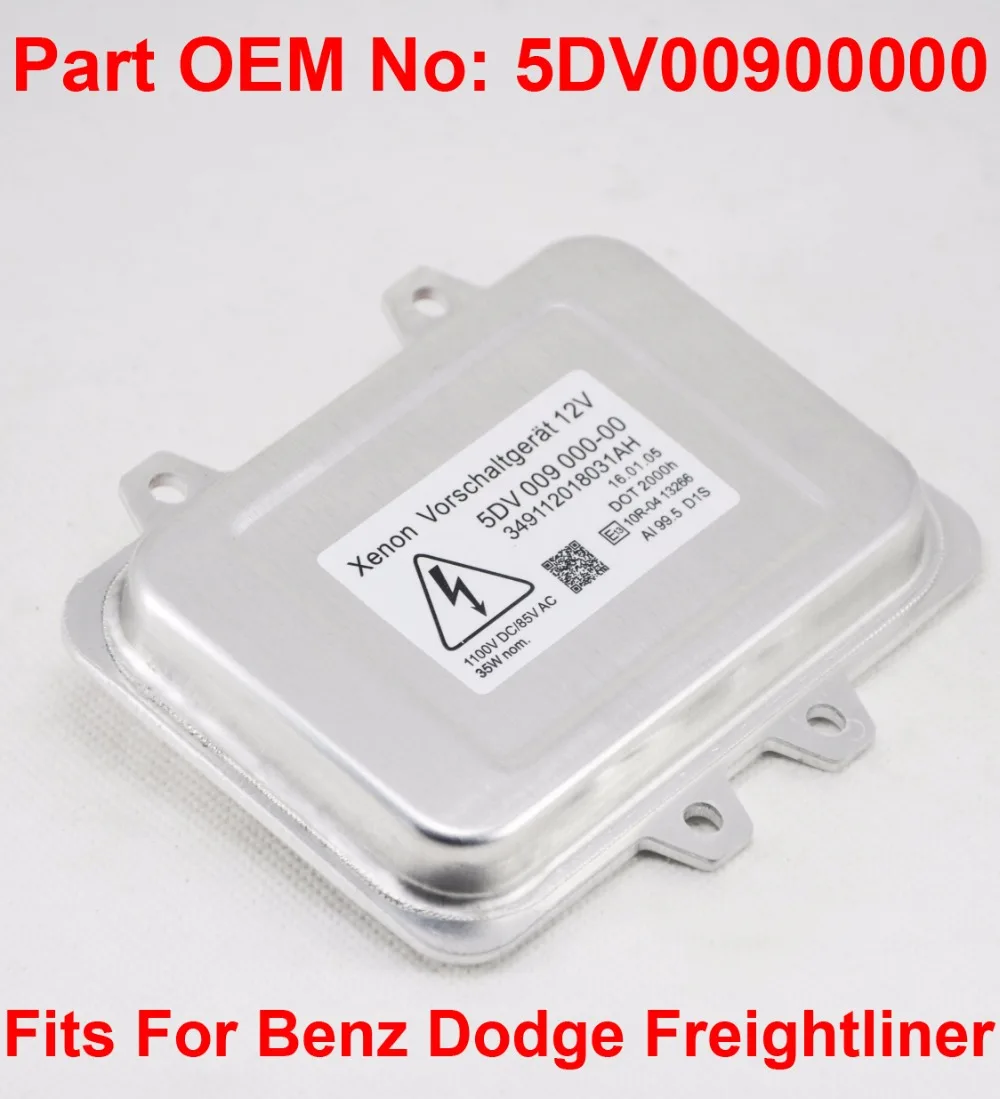 

1x 12V 35W D1S D1R D3S D3R OEM HID Xenon Headlight Ballast Control Unit Part Number 5DV00900000 Fits For Benz Dodge Freightliner