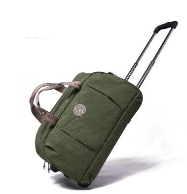 

Travel trolley bag cabin size Boarding luggage bags Rolling Bag with wheels for women travel Duffel Wheeled Travel luggage bag