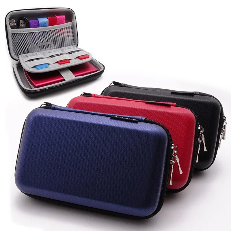 GHKJOK 2.5 inch HDD Protection Bag Hard Drive Storage Case for External Portable HDD SSD U Disk Power Bank Pen drive