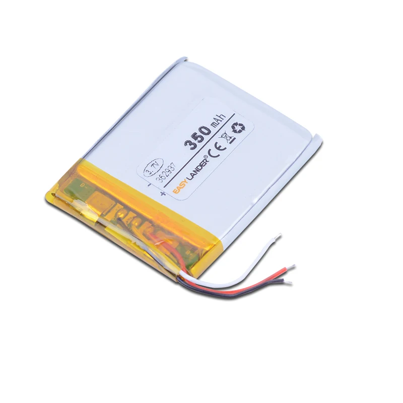 362937 3.7V 350mAh litowo-jonowy akumulator polimerowy do długopisu MP3 DVR zabawki 353038 Bluetooth 363036