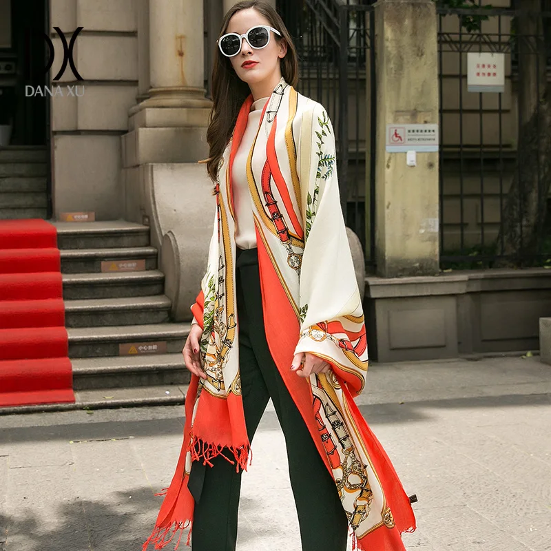 Fashion Scarves and Shawls Large Scarf Luxury Brand Wool Wrap Muslim Hijab Poncho Plaid Blanket Scarf India Bandana 2017