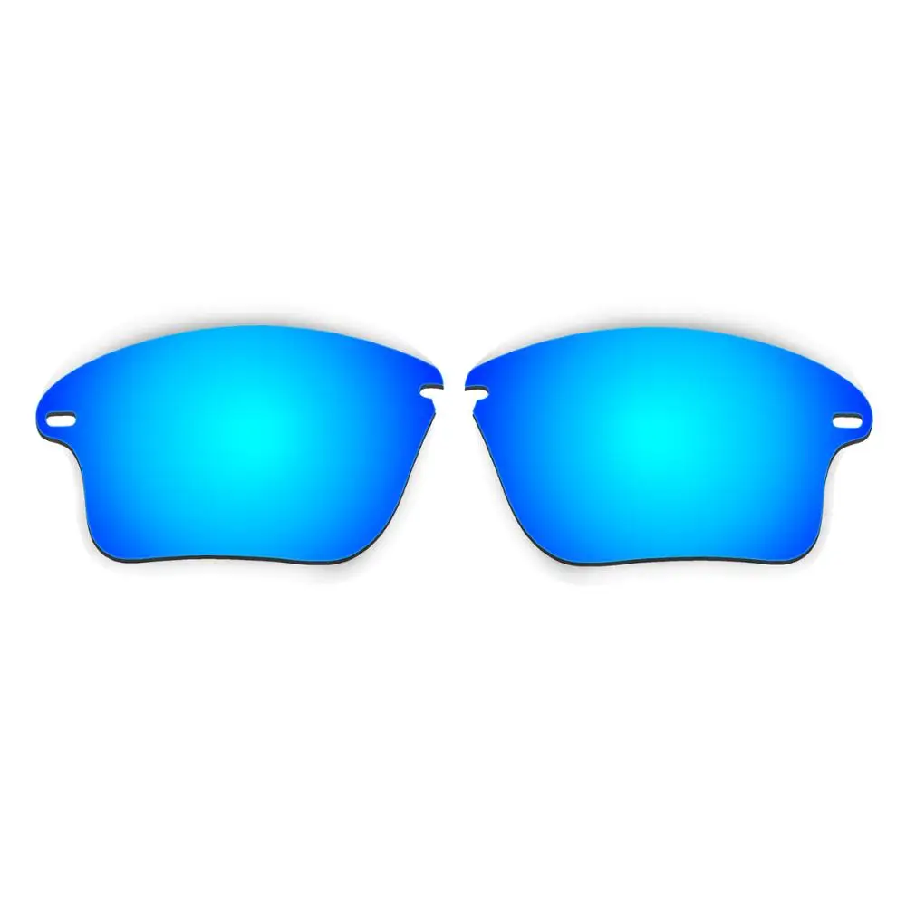 2 Pairs HKUCO For Fast Jacket XL Polarized Replacement Lenses Blue & Black - Lenses only 100% UVA & UVB Protection