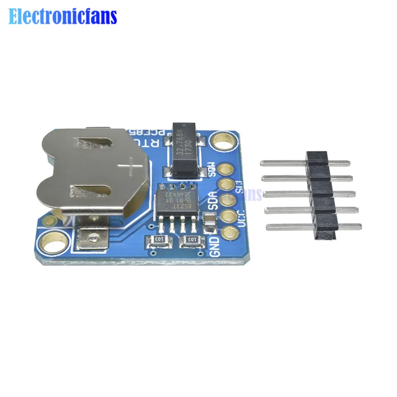 PCF8523 RTC moduł tabliczki zaciskowej cyfrowy sterownik krokowy PCF8523 zegar czasu rzeczywistego RTC zmontowany 3.3V 5V dla Arduino Raspberry Pi