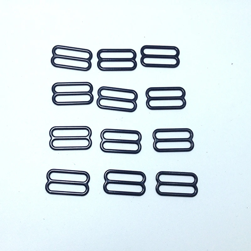 

200 Pairs Black Metal Slide Hook - 1/2 inch