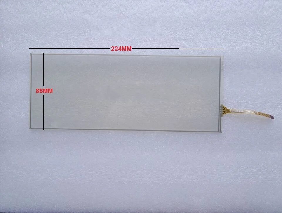 224mm*88mm ZCR-2744-2 resistive touch screen 4 line 224*88 FPC-0356