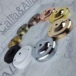 Sample order of D105mmX30mm 9 colors finish iron ceiling plate DIY pendant light canopy black metal ceiling mount