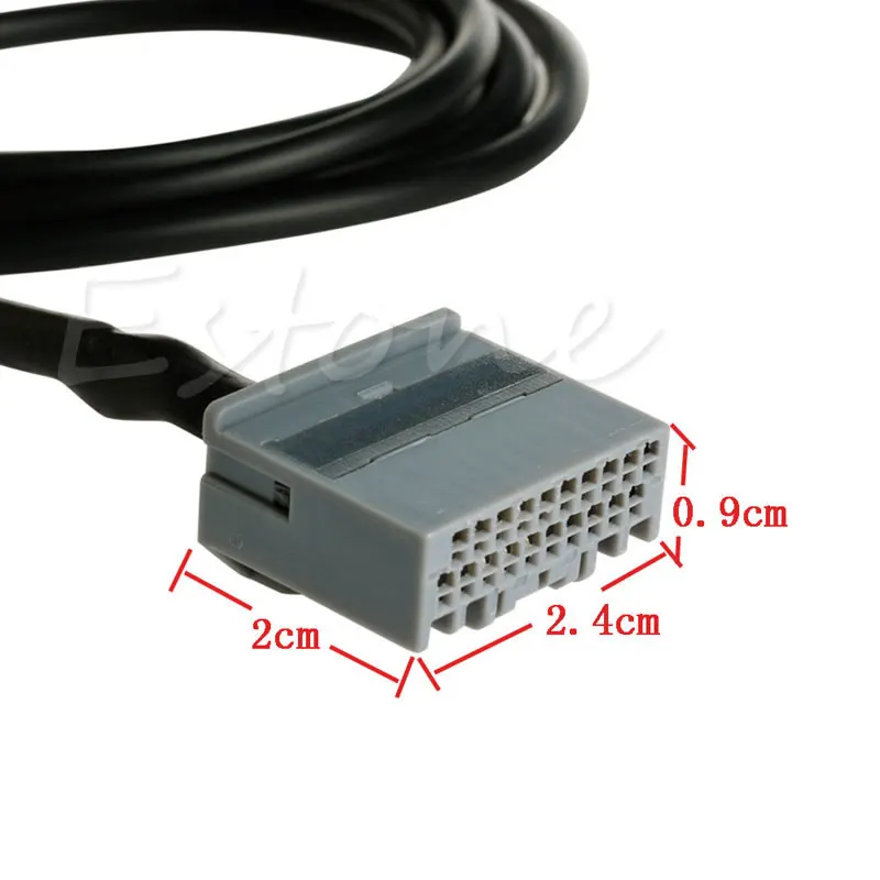3.5 مللي متر الصوت سيارة كابل تحديد المواقع AUX محول لهوندا سيفيك 2006-2013 المدخلات موصل