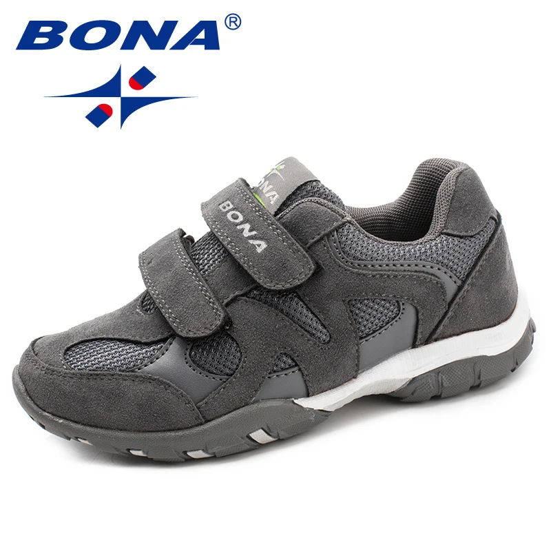 BONA New Arrival Classics Style Children Casual Shoes Hook & Loop Boys Loafers Outdoor Fashion Sneakers Light Fast Free Shipping