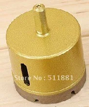 50mm Luxury Diamond Core Drill Bits FREE shipping | 2'' marble Ceramic tile concrete granite core bits | Golden color, very nice