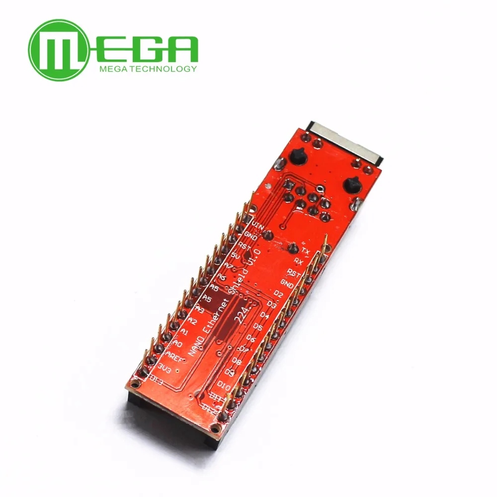 Nano V3 Ethernet Shield ENC28J60 Microchip HR911105A Ethernet Webserver Board Module for Arduino Nano 3.0