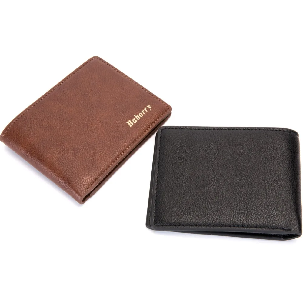 BABORRY Men Business Aluminum Cash ID Card Holder RFID Blocking Slim Metal Wallet Coin Purse Card Case Credit Wallet