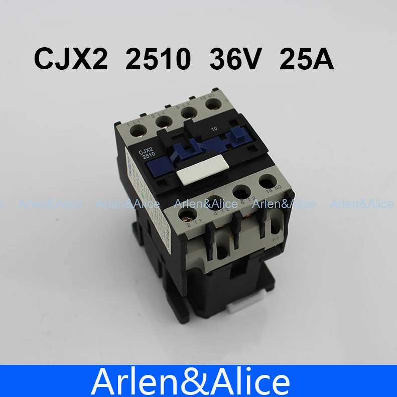 CJX2 2510 AC contactor LC1 25A 36V 50HZ