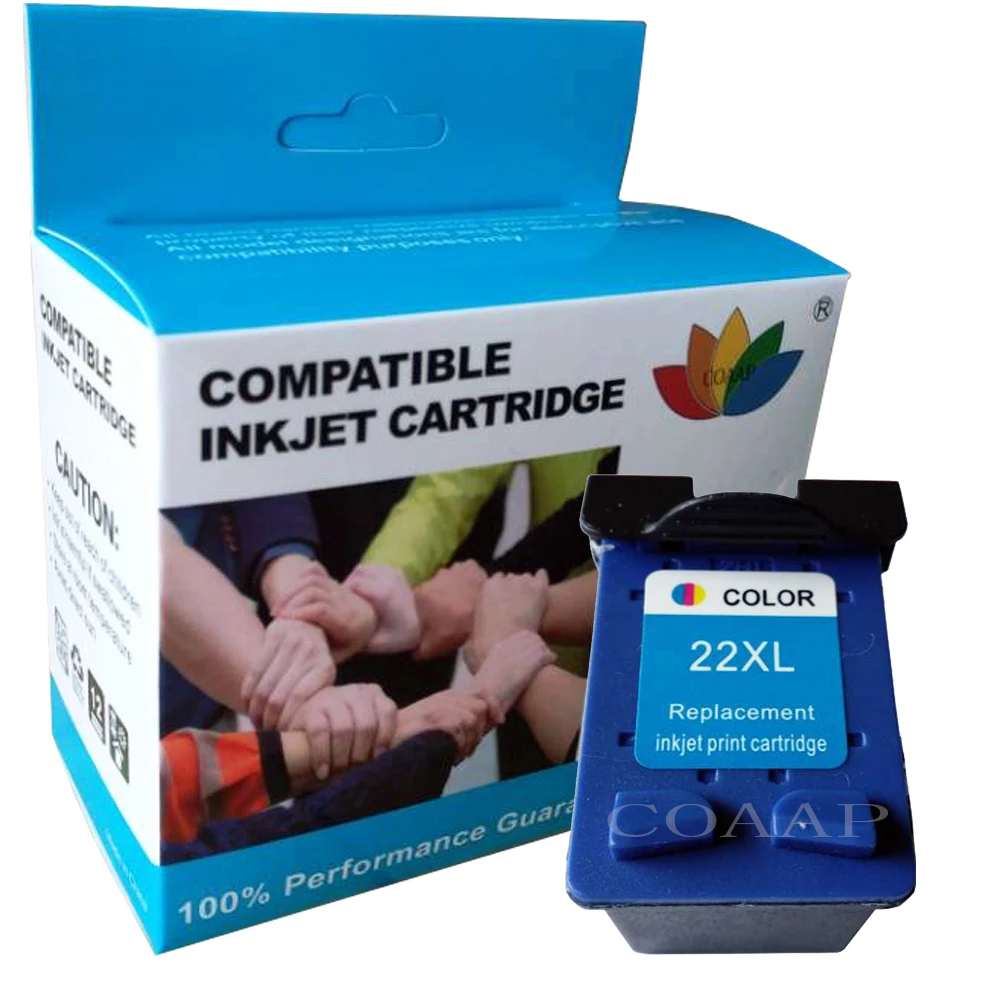 Compatible HP 21 22 XL C9351A C9352A Refilled ink cartridge HP Deskjet F380 F2280 3910 3915 3918 3920 3938 D1530 D1311 D1320