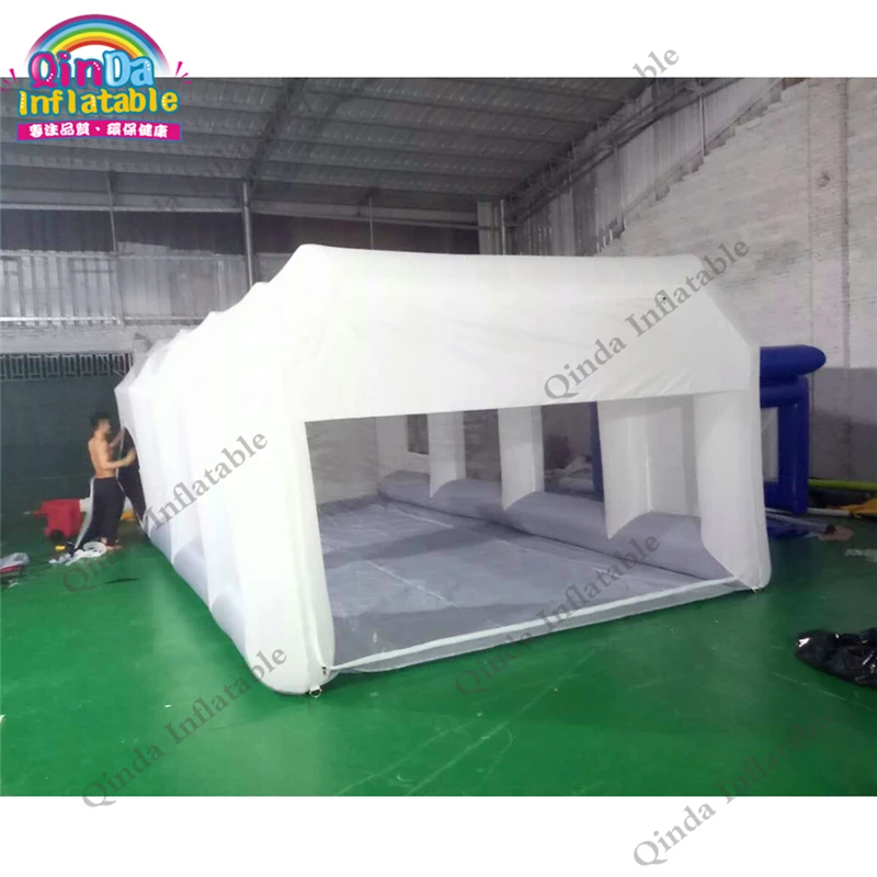 10m Flitters Mobile Inflatable Paint Tent For Car Repair, Mobile Inflatable Paint Booths