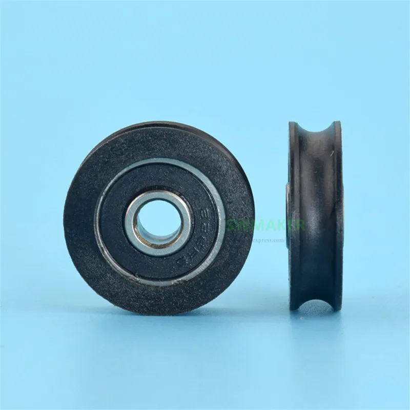 6*26*7mm 626RS non-standard bearing, nylon roller bearing pulley package, POM construction machinery door / window drawer wheel