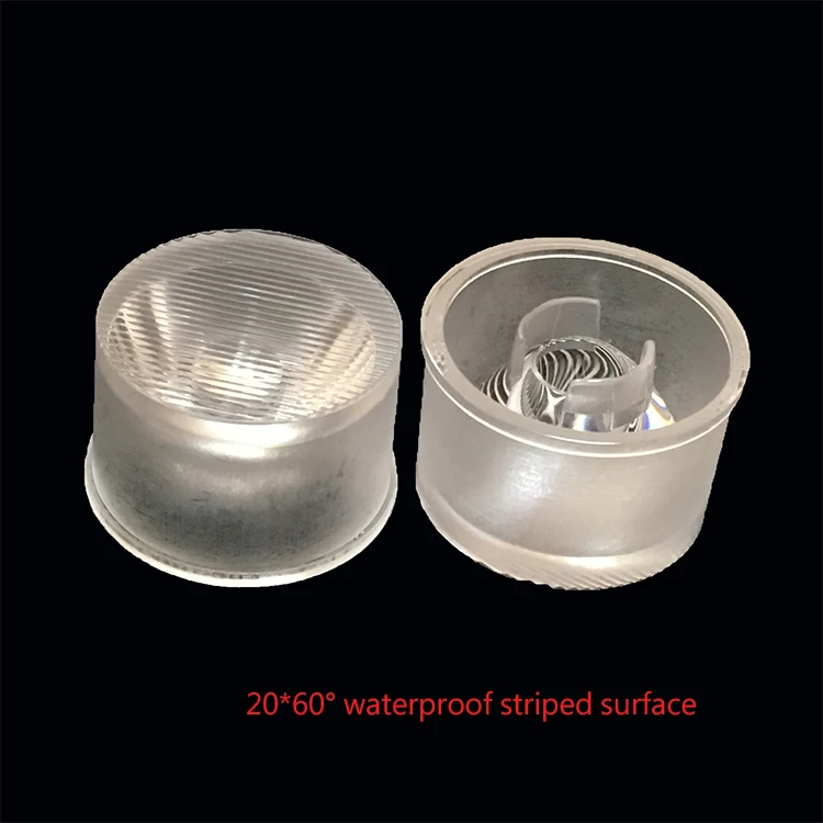 Diameter 21.8mm waterproof striped  Surface waterproof PC LENSES