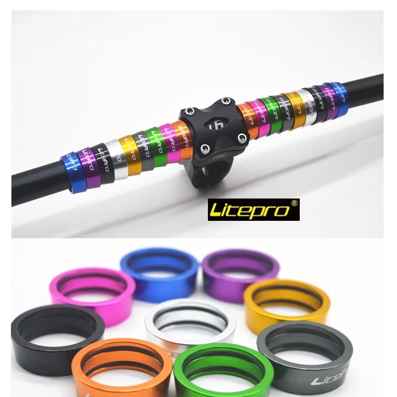 Litepro 412 Folding Bike Stem Handlebar Fixing Ring 25.4mm Handlebar Limit Fixing Ring Folding Bike Accessories