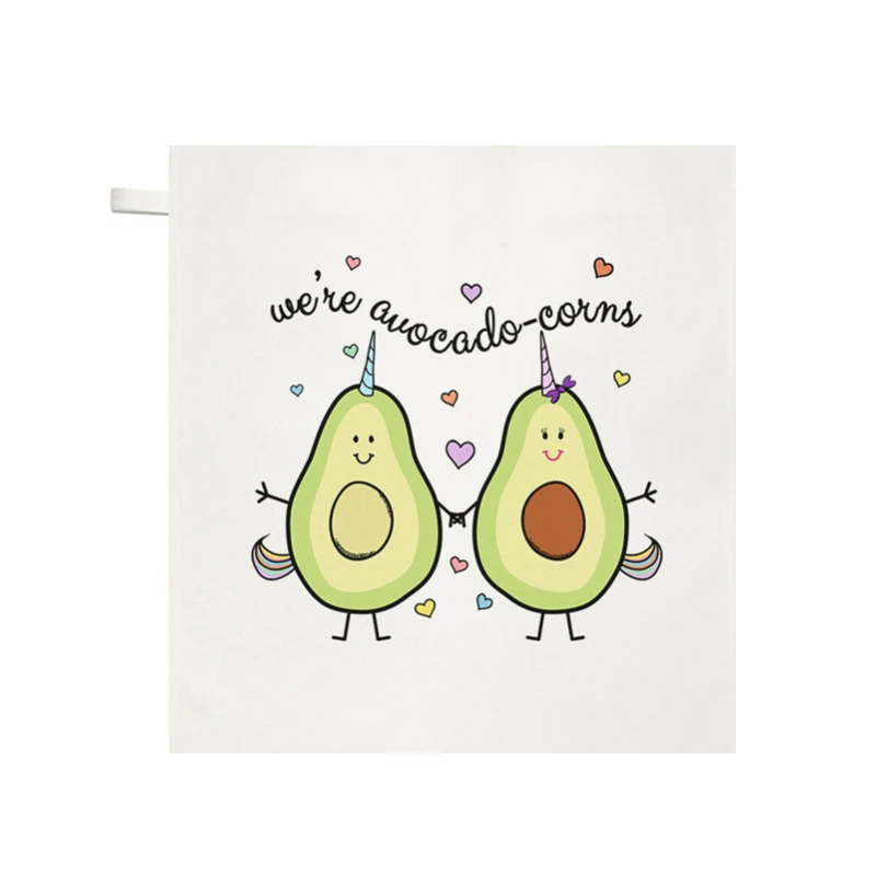 

Funny Avocado Unicorn Unicorns Micorfiber Hand Towel Love We're Avocadocorns Couple Face Towels Kitchen Joke Engagement Gifts