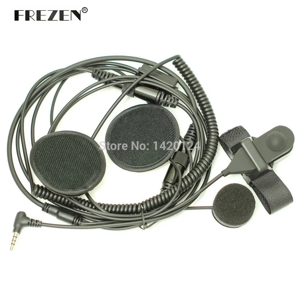 Full Face Moto Motorcycle Bike Helmet Earpiece Headset Mic Microphone 1-pin 3.5mm for Yaesu Vertex Radio