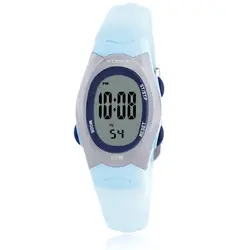 GOLDEN Brand Digital LCD Kids Girls Fashion Wristwatch Cute Pink Swimming Diving Waterproof 50m Child Alarm Stopwatch AL