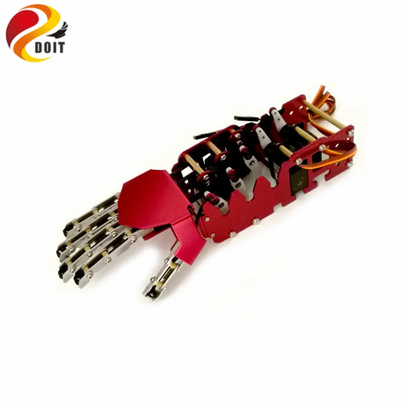 

5DOF Robot Hand/Five Fingers/Metal Manipulator Arm/Mini Bionic Hand/Gripper/Robot/Car Accessories/DIY RC Toy