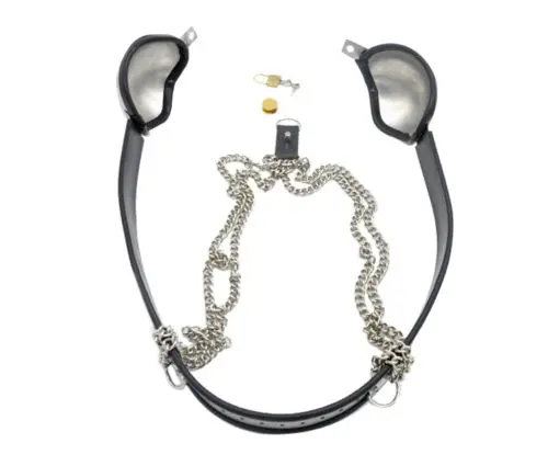 Metal Bra chastity Device female chastity sex bandage Stainless Steel Breast restraint sex toys underwear Drop shipping - Image 4