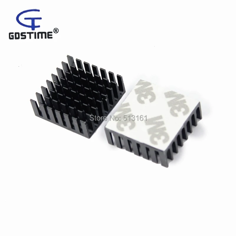 

12 pcs Gdstime Extruded Heatsink 28x28x11mm Aluminum Heat sink 28MM Chip CPU GPU VGA RAM LED IC Radiator