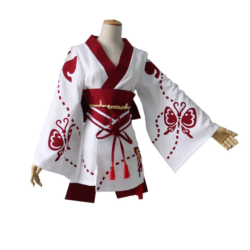 

FINAL FANTASY XIV Hewlan Kimono Yukata Cosplay Costume Halloween Outfit Custom-made 11