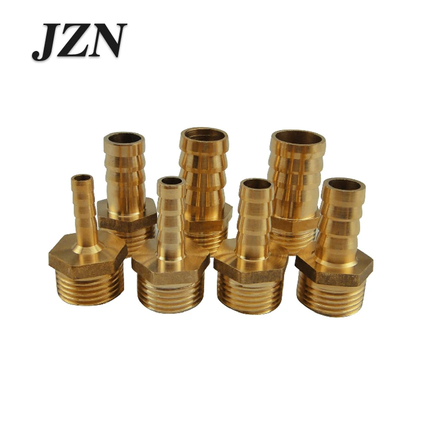 ( 10PCS ) Copper pagoda fittings Outlet pipe insert 6/8/10/12/14/16 Threaded connection 01/02/03/04 points