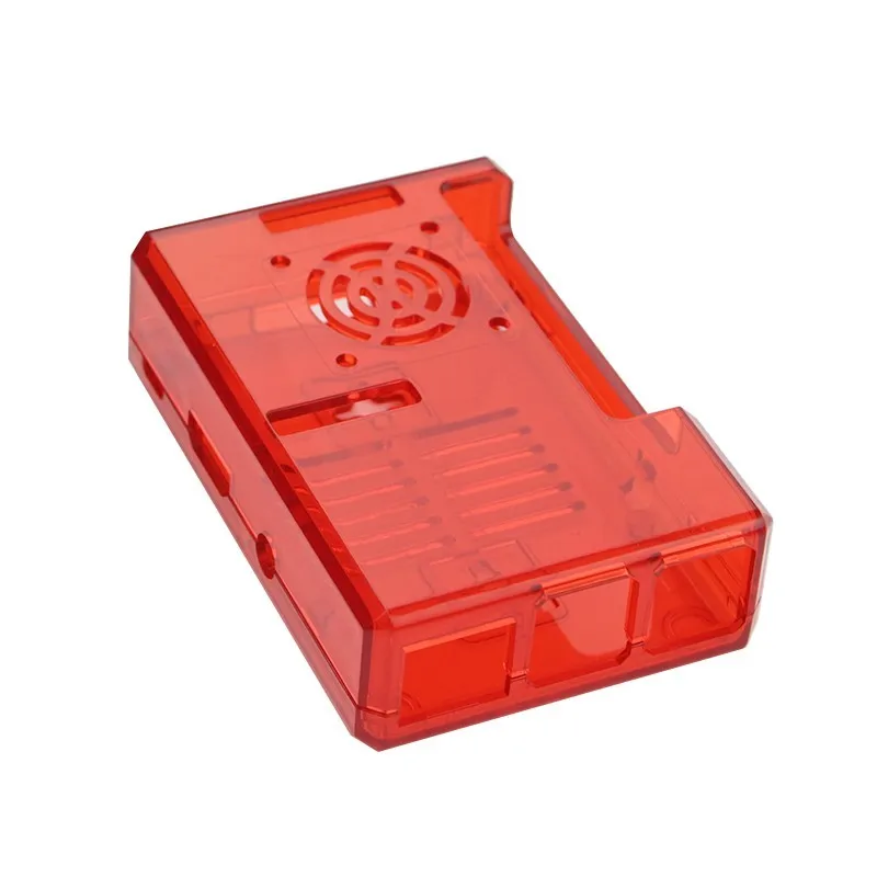 Funda protectora de ABS con ventilador de refrigeración + disipador de calor, carcasa de aluminio + 2 de cobre para Raspberry Pi 4B 4 3 B +/3/2/ B +