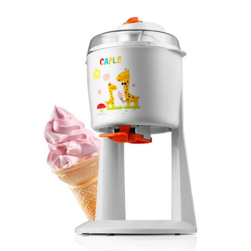 Household Ice Cream Maker Automatic Ice Cream Machine DIY Fruit Ice Cream Cone Maker