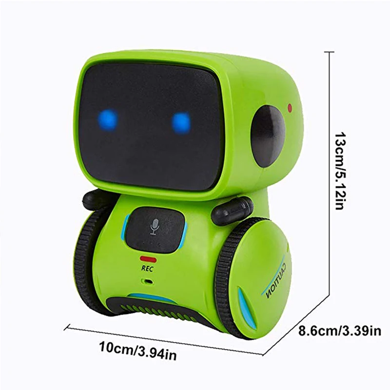 Newest Type Smart Robots Dance Voice Command 3 Languages Versions Touch Control Toys Interactive Robot Cute Toy Gifts for Kids