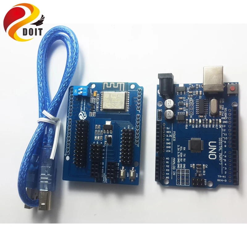 Development WiFi Kit for Arduino UNO R3 + ESP8266 Wireless WiFi Shield For CH340G MEGA328P Remote Controller Robot