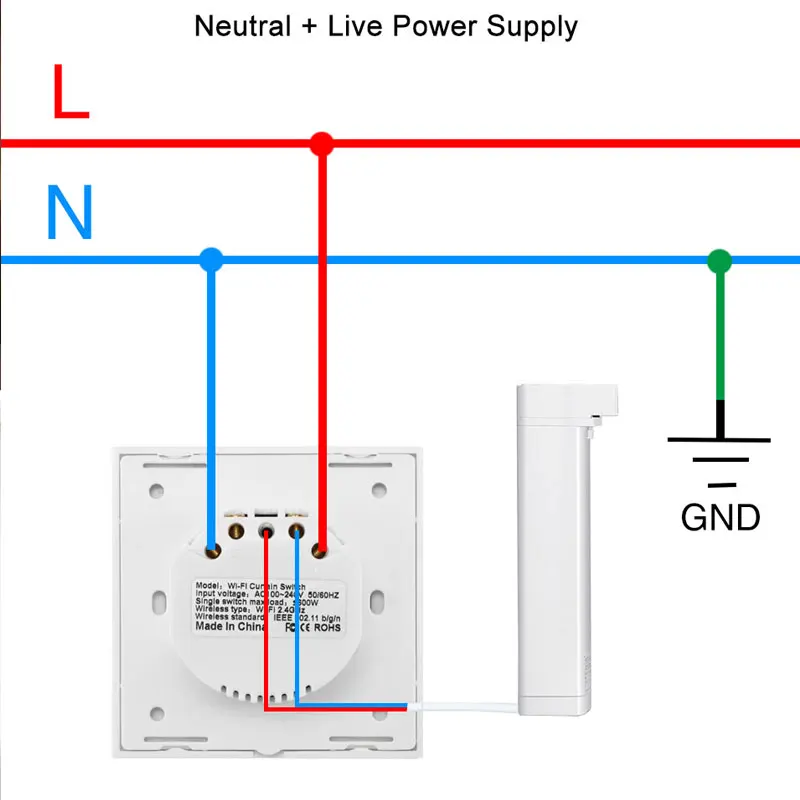 WiFi Smart Curtain Switch  for Electric Motorized Curtain Blind Roller Shutter Works with Alexa and Google Home Smart Life Tuya