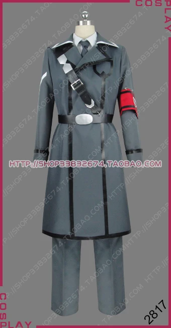 Dies Irae Longinus Dreizehn Orden Kaziklu Bey Wilhelm Ehrenburg Uniform Outfit Cosplay Costume S002