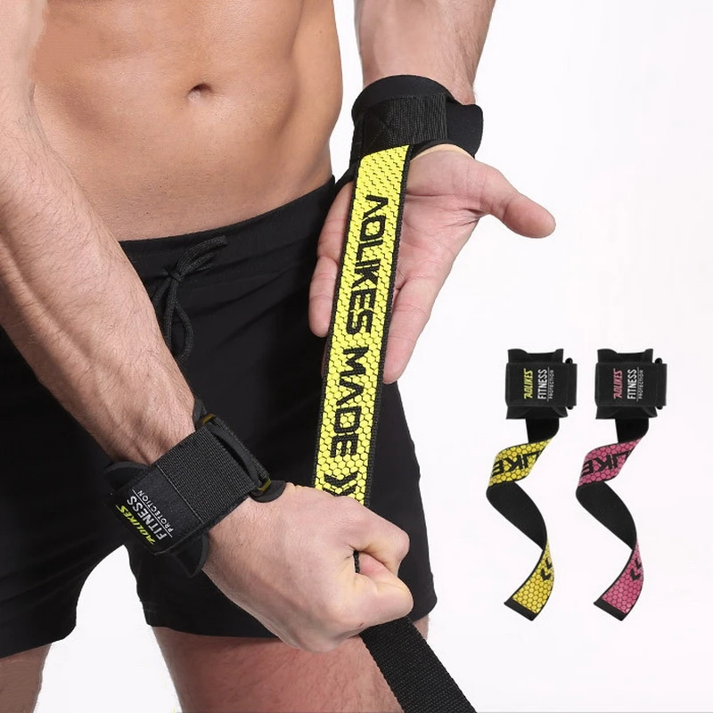 1 Pair Anti-slip Per Il Fitness Supporto per polso Guardia Avvolge Crossfit Sport Wristband Pesi A Mano Cinghie Palestra Per Manubri Bilanciere