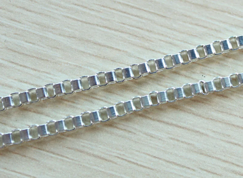 

4 Meters Silver Color plate Metal Venice chain 3mm Findings #22967