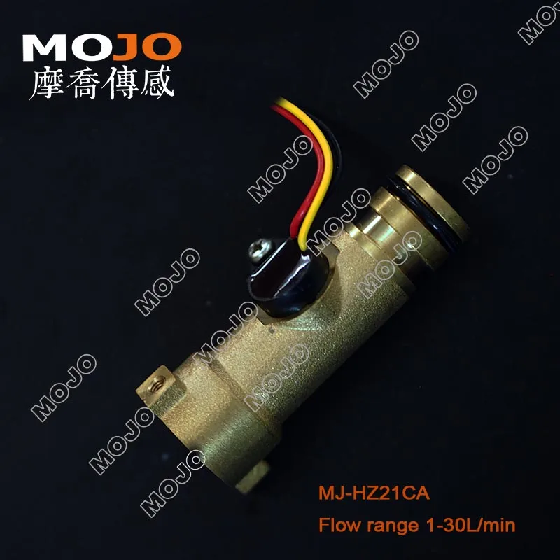 MJ-HZ21CA Hall Flow Sensor G1/2''  Brass Material 1-30L/min Sale of Water System 5pcs/lot