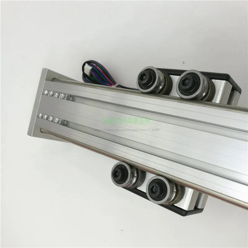 Z axis Slide rail kit with NEMA17 stepper motor 100/200/300mm effective stroke TR8 lead screw for CNC Reprap 3D printer