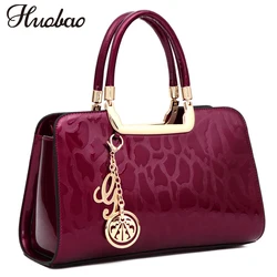 New Luxury Women Patent Leather Handbags Designer Top Handle Bags Ladies Shoulder Crossbody Bag Fashion Satchels Tote sac a main