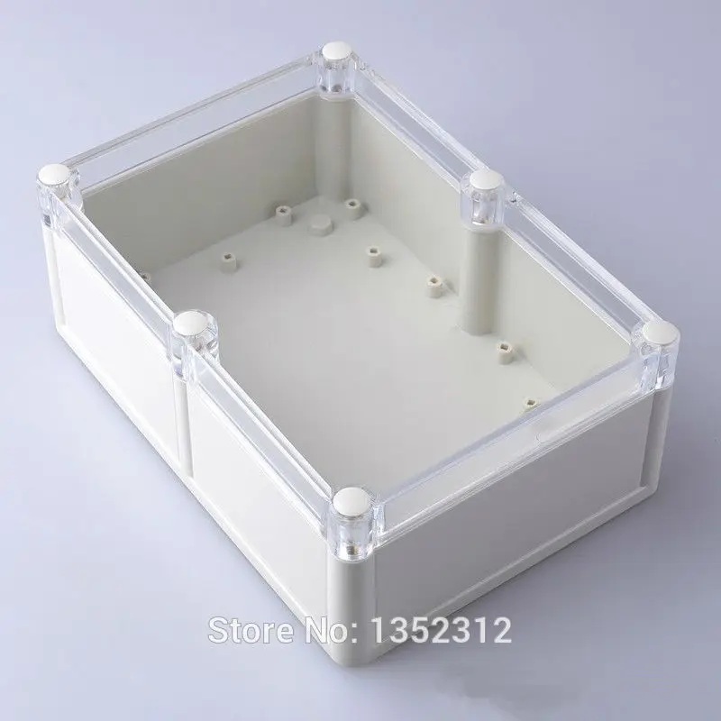 3 pcs/lot 185*129*70mm plastic waterproof enclosure for electronic ip68 PLC project box housing DIY outside junction control box