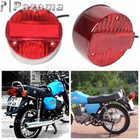 Motorcycle Rear Tail Brake Light Running License Plate Light for MZ ETZ 150 250 251 301 Simson SR50 S51 Suzuki TS125 150 250