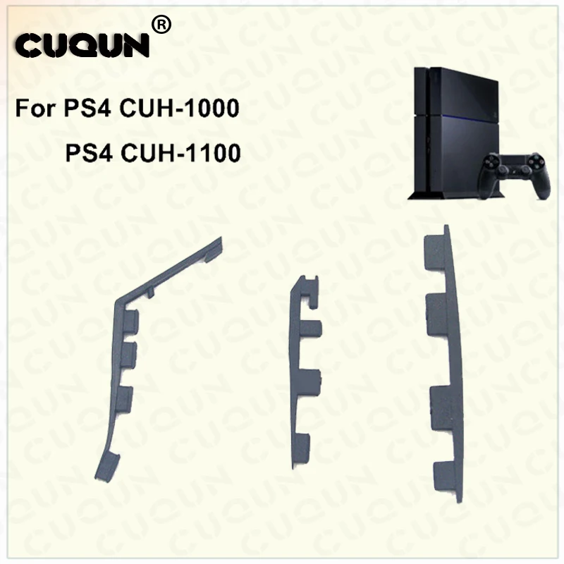 Bottom Cushion Rubber Strip for PS4 Silicon Rubber Feet Cover Pad for PS4 Controller