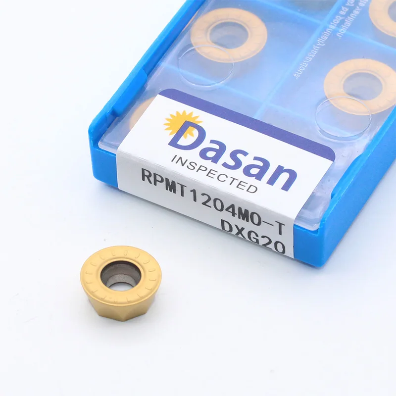 10 PCS RPMT1204 Rodada Fresagem Inserções Do Carboneto de Tungstênio Lâminas de aço Rosto Fresa Ferramenta Torno CNC para o Aço Inoxidável
