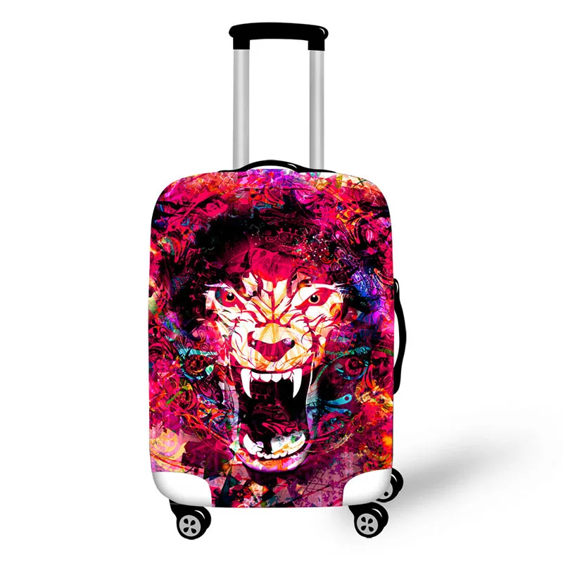 

travel luggage magic Halloween protective cover cover for suitcase Dustproof Solid Color Travel Luggage Cover