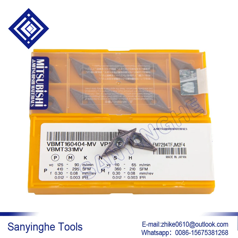 50pcs/lots VBMT160404 VP15TF / UE6020 / VBMT160408 VP15TF / UE6020 cnc carbide turning  inserts