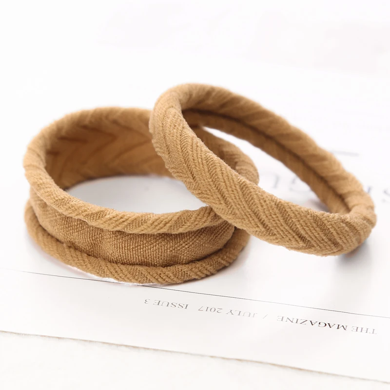 New 10PCS Women Girls Simple Basic Elastic Hair Bands Tie Gum Scrunchie Ponytail Holder Rubber Bands Fashion Hair Accessories