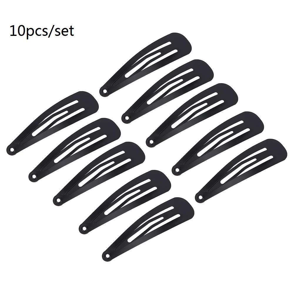 10PCS/Pack NEW Simple Black Hair Clips Girls Hairpins BB Clips Barrettes Headbands For Women Hairgrips Hair Tool